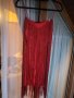 Червена рокля с ресни , снимка 3