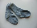 сиви плетени чорапи ходило 17, конч 17, снимка 2