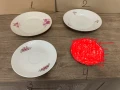 Чинии и плата порцеланови и стъклени от соца, снимка 1