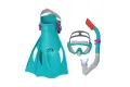 Комплект за гмуркане BESTWAY Spark Wave Set, маска, шнорхел, плавници, снимка 2