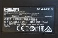 Hilti SF 4-A22 ATC - Акумулаторен винтоверт 2x22V 5.2Ah, снимка 6