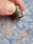 Стар сребърен напръстник , снимка 5
