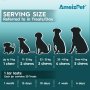 AmeizPet Лакомства за кучета за сърбяща кожа и подкрепа на имунитета, 30 меки лакомства, 67,5 g, снимка 2