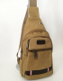 Мъжка чанта тип раница брезент / 5087 