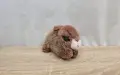 Плюшени кафяви заек , снимка 1