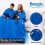 Меко и плюшено одеяло дреха с ръкави Snuggie, снимка 6