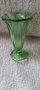  Стара красива ваза от цветно стъкло , снимка 1 - Вази - 42344718