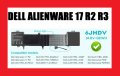 Dell Alienware 17 R2 R3 - 92Wh 14.8V чисто нова батерия P43F P43F001 5046J YKWXX battery, снимка 2