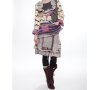 Многоцветна памучна дамска жилетка Ian Mosh - M, снимка 1