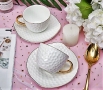 Луксозни  чаши за кафе и чай от изящен костен порцелан, снимка 16