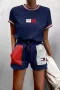Tommy Hilfiger Дамски Летен Комплект👚🩳Дамски Къс Екип Томи Хилфигер - 3 Налични Цвята Код LFS441, снимка 4