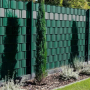 Оградна лента Bradas 19cm x 35m – зелена, снимка 1 - Огради и мрежи - 44554881