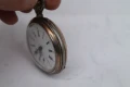 Швейцарски джобен сребърен часовник , снимка 3