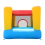 HAPPY HOP Батут замък с пързалка и помпа 253x200x160 9520 , снимка 1