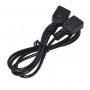 Кабел USB2.0 Женско към Женско 1m Черен Makki SS001288 Cable USB - USB F/F, снимка 2