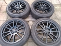 Лети джанти 18ки 5х112 Alutec + зимни гуми 235/45/18 Nexen, снимка 2