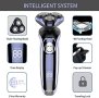 Нова Електрическа самобръсначка за мъже/Водоустойчиви мокри и сухи ротации/USB, снимка 5