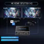 HDMI Splitter 1 към 2 изхода, 4K 60Hz HDR, Dolby Vision и Dolby Atmos, снимка 3