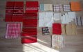 Копринени кърпички, ленени и памучни салфетки, карета, снимка 1