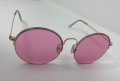 Слънчеви очила с розова рамка и UV филтър , снимка 3