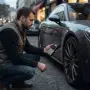 Преносим безжичен въздушен  компресор , снимка 1