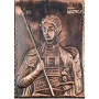 МЕДНА ИКОНА СВЕТИ НЕСТОР, снимка 2