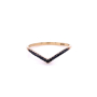 Златен дамски пръстен 0,98гр. размер:56 14кр. проба:585 модел:22482-1, снимка 1 - Пръстени - 44618013