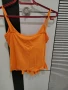 Продавам оранжев потник с презрамки, снимка 1