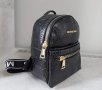 Черна раница  Michael Kors код SG31E, снимка 3