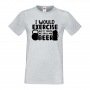 Мъжка тениска I Would Exercise But It Makes Me Spill My Beer 2,Бира,Бирфест,Beerfest,Подарък,Изненад, снимка 5