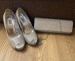 Дамски обувки и чанта, снимка 1 - Дамски обувки на ток - 44322731