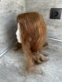 Дамско тупе 💯 естествена човешка коса лешник , снимка 10