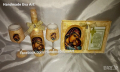 Икона на Света Богородица- Състарена книга с иконата /+снимка и поздрав, снимка 1 - Арт сувенири - 40898001