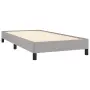 vidaXL Рамка за легло без матрак, светлосива, 90x190 см, плат, снимка 4