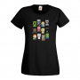 Дамска тениска Minecraft Drawing Characters Minecraft,Игра,Забавление,подарък,Изненада,Рожден Ден., снимка 3