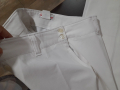 Бял елегантен панталон с ръб,L/XL, снимка 5