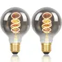 Комплект 2 димируеми LED крушки Едисон E27, 6 W, 2700 K, опушено стъкло, снимка 2