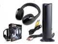 Wireless 5 в 1 безжични слушалки за MP3, компютър, телевизия, CD, DVD, снимка 3