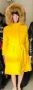 Продавам дълго зимно дамско яке в жълт цвят, снимка 3