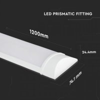 LED /лампа/ линейно тяло 40W 120 СМ, снимка 5 - Лампи за таван - 42640770