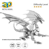 3D метален пъзел ДРАКОН Комплекти Направи си сам за тийнейджъри Мъже Хобита Игра 3Д пъзели , снимка 7 - Колекции - 42295291
