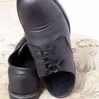 Мъжки обувки от естествена кожа в черно , снимка 2 - Официални обувки - 41308393