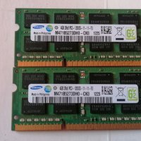 SAMSUNG 8GB/2X4GB/PC3 12800S  11 11 F3, снимка 5 - Части за лаптопи - 42367813