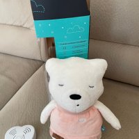 Плюшена играчка със звуци BEAR SUZY BASIC Розова, снимка 3 - Музикални играчки - 41119618