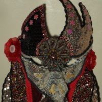 Уникална кукерска маска налична, снимка 5 - Колекции - 35896897