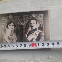 Стара пощ. картичка цар Борис и царица Йоана, снимка 3 - Антикварни и старинни предмети - 42215341
