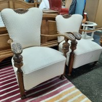 Ретро кресла внос от Холандия , снимка 2 - Дивани и мека мебел - 39927367