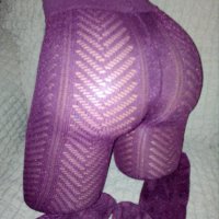 Нов чорапогащник -фигурален в наситен лилав цвят с % ,памук, снимка 3 - Други - 35850451