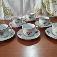 Стар български порцелан чашки са кафе , снимка 3 - Антикварни и старинни предмети - 42474877