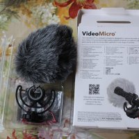 Rode VideoMicro микрофон за камера или фотоапарат, снимка 3 - Чанти, стативи, аксесоари - 33936804